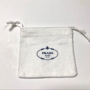 Prada bracelet white pouch dust bag.